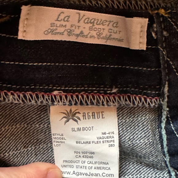 Agave Nectar Dark Bootcut Jeans 30 - Picture 6 of 8